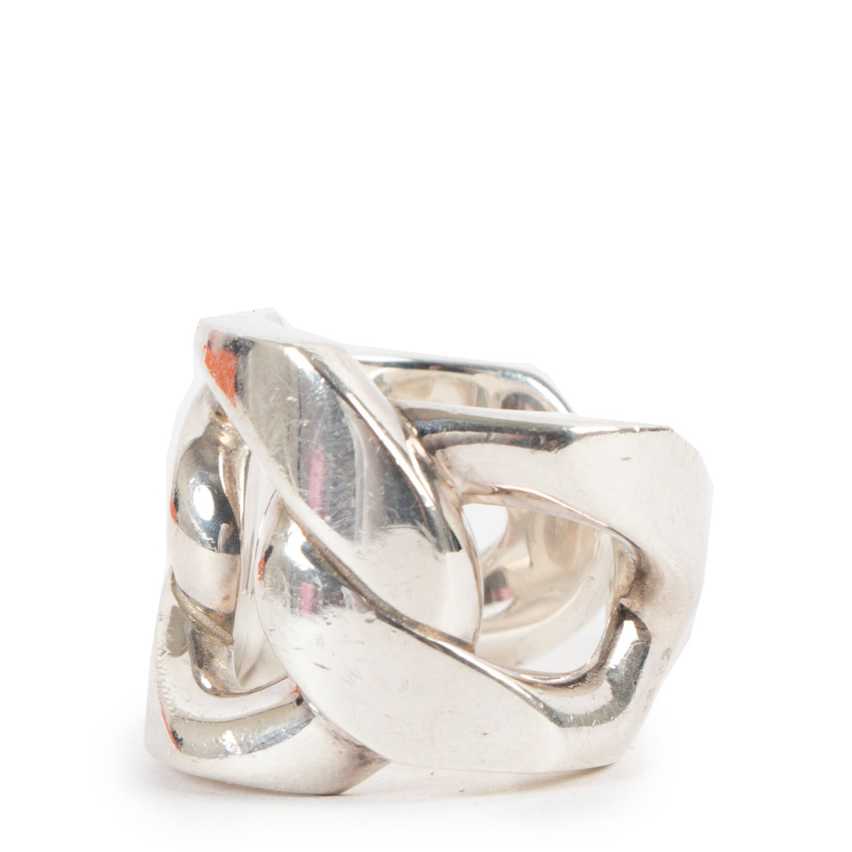 Hermès Silver Capture Band Ring