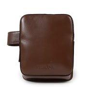 Buy an authentic vintage Prada Brown Leather Wrist Mini Pouch at Labellov Antwerp.