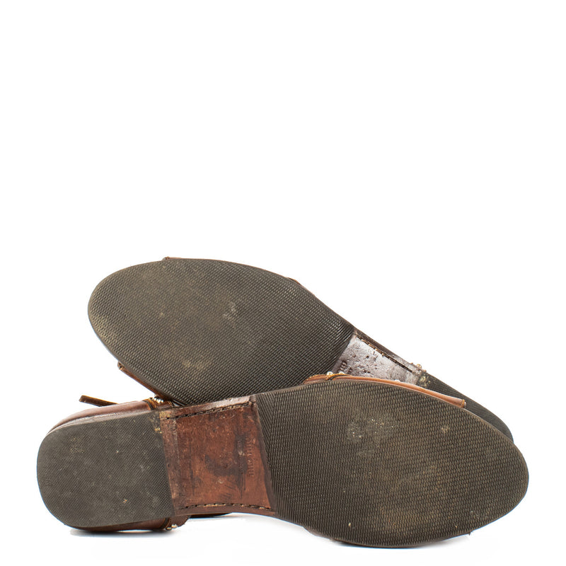 Miu Miu bruine gladiator sandalen - maat 40
