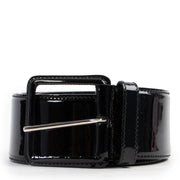 Shop safe online 100% authentic second hand Miu Miu Black Patent Leather Belt - Size 90 in very good excellent condition at the right price at Labellov in Antwerp.