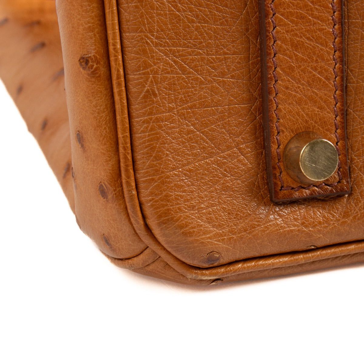 Hermès Birkin 35 Autruche Gold GHW
