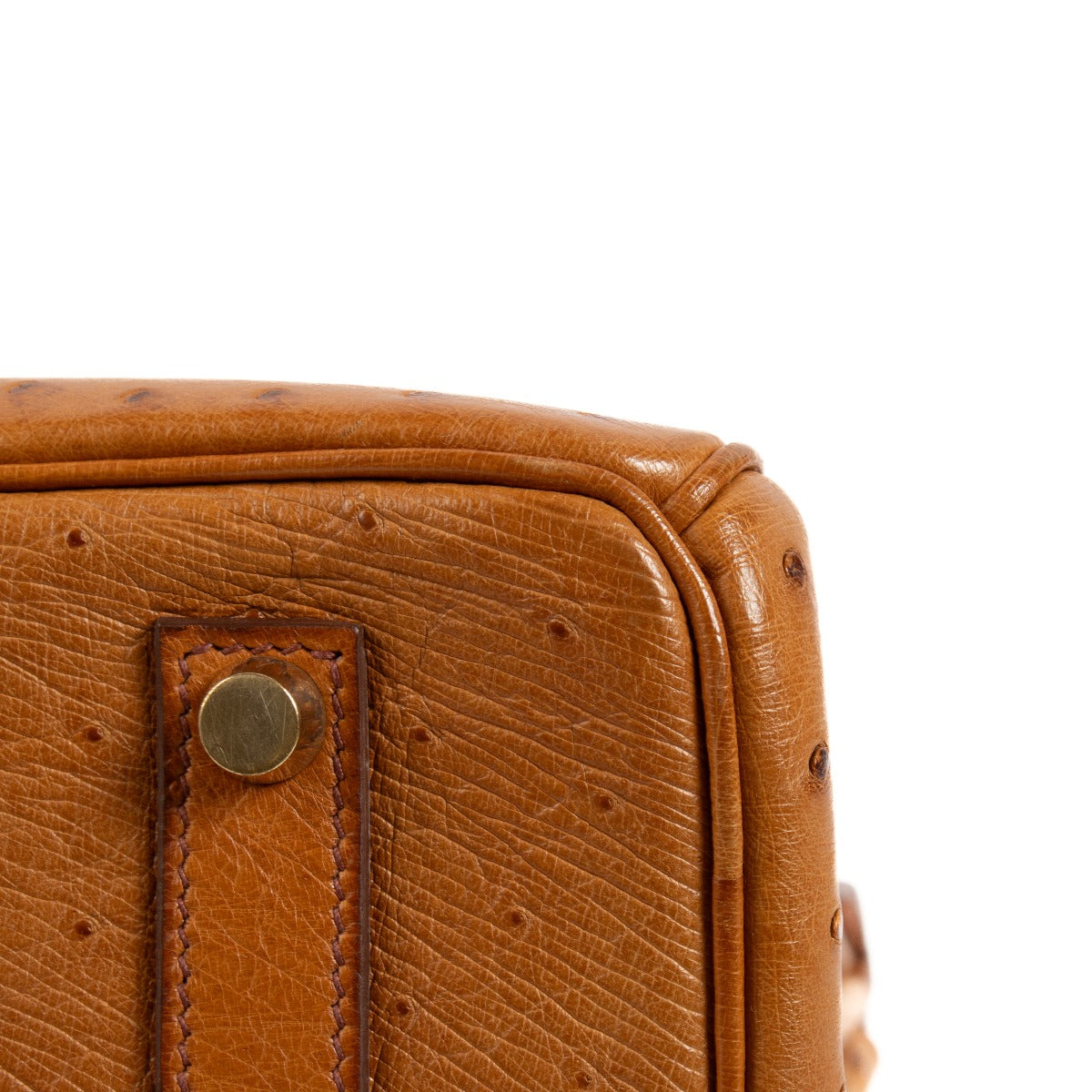Hermès Birkin 35 Autruche Gold GHW