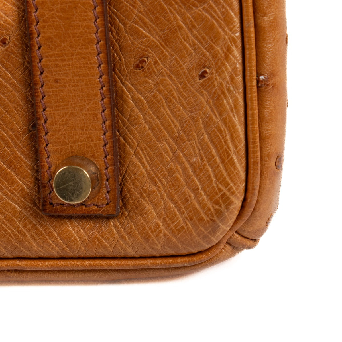 Hermès Birkin 35 Autruche Gold GHW