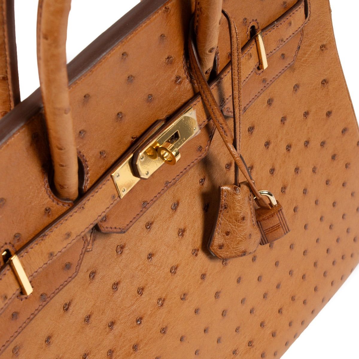 Hermès Birkin 35 Autruche Gold GHW