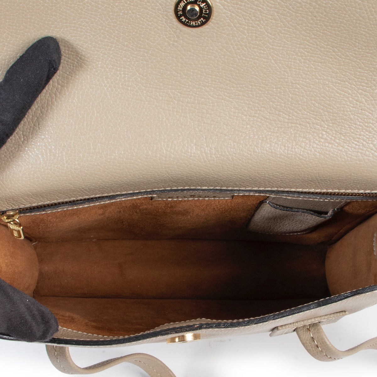 Shop safe online 100% authentic second hand Delvaux Beige/Grey Shoulder bag in very good condition at the right price at Labellov in Antwerp.