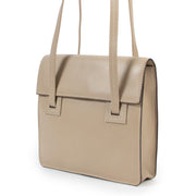 Shop safe online 100% authentic second hand Delvaux Beige/Grey Shoulder bag in very good condition at the right price at Labellov in Antwerp.