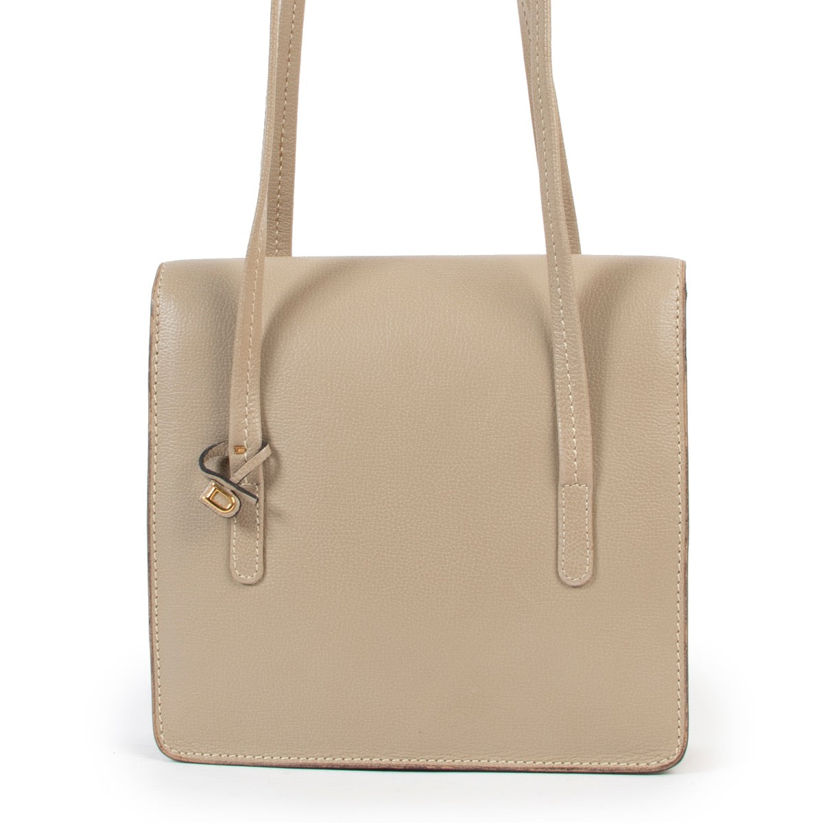 Shop safe online 100% authentic second hand Delvaux Beige/Grey Shoulder bag in very good condition at the right price at Labellov in Antwerp.