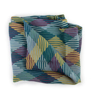 Delvaux Blue multicolor scarf