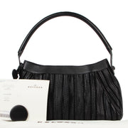 Shop safe online 100% authentic second hand Delvaux Cappuccino Black Toile De Cuir Shoulder Bag at Labellov in Antwerp.