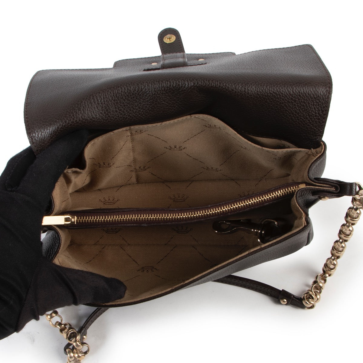Shop safe online 100% authentic second hand Delvaux Colette PM Trotteur Shoulder bag in very good, excellent condition at the right price at Labellov in Antwerp.
