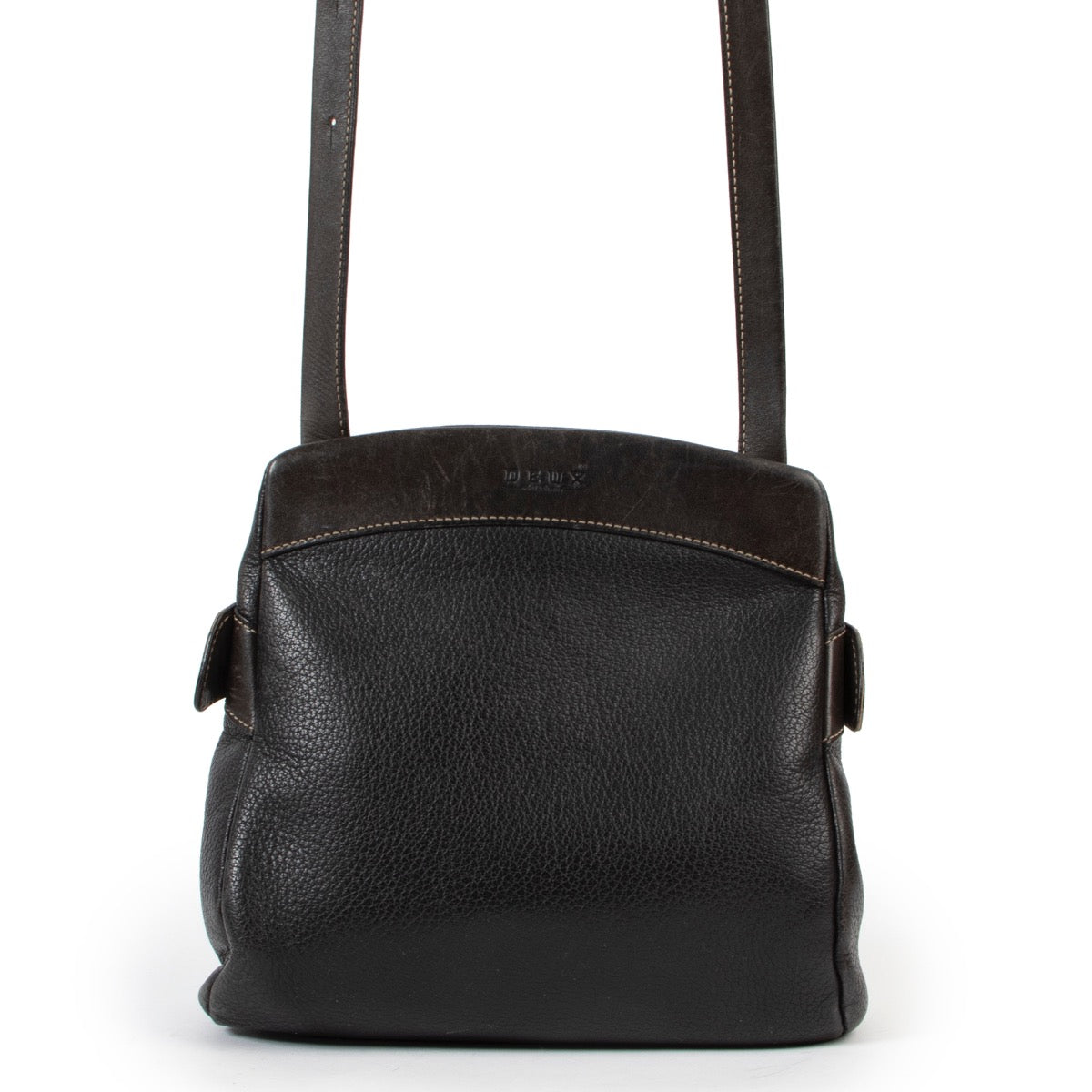 Delvaux Black Leather Shoulder Bag