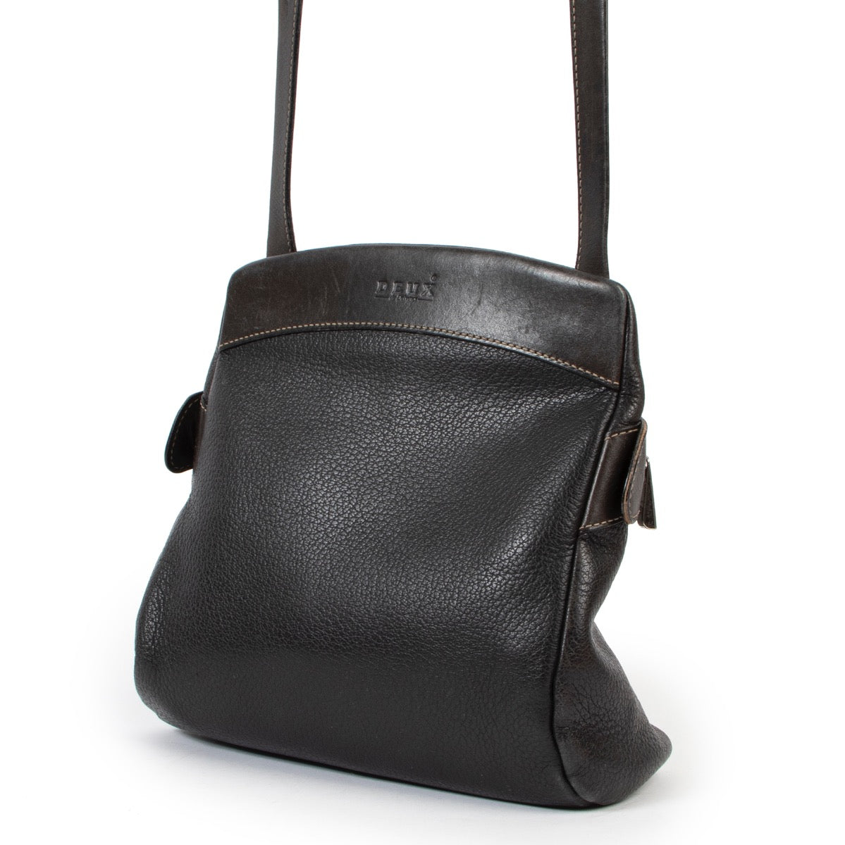 Delvaux Black Leather Shoulder Bag