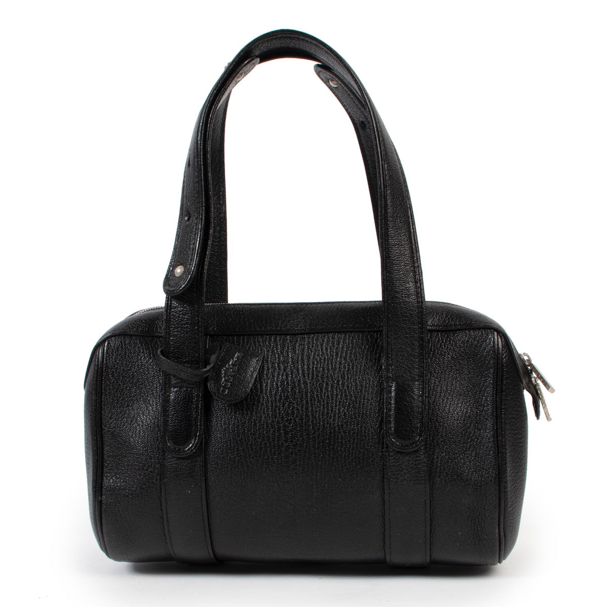 Delvaux Black Goatskin Loft Shoulder Bag