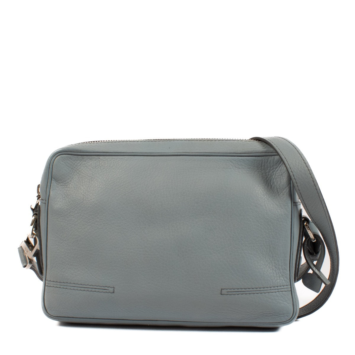 shop 100% authentic second hand Delvaux Blue Leather Crossbody Bag on Labellov.com