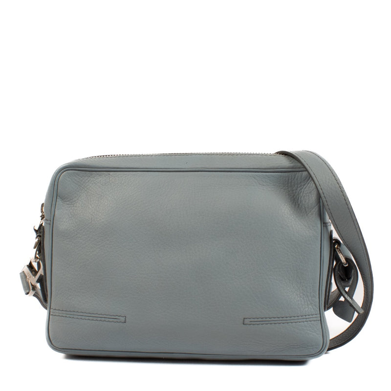 shop 100% authentic second hand Delvaux Blue Leather Crossbody Bag on Labellov.com