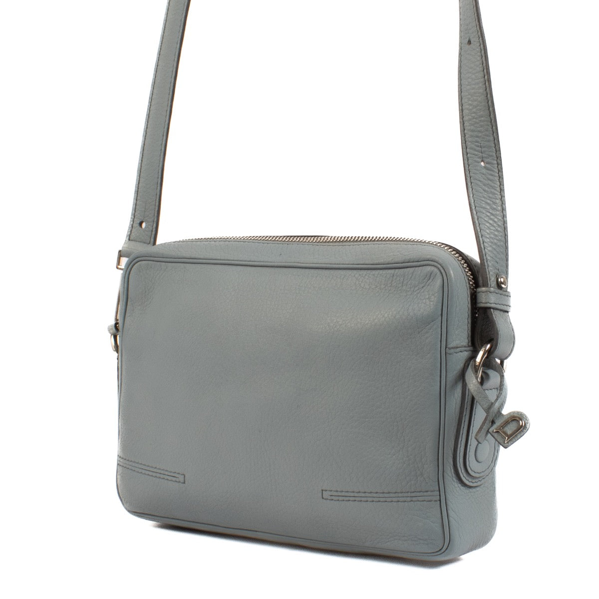 shop 100% authentic second hand Delvaux Blue Leather Crossbody Bag on Labellov.com