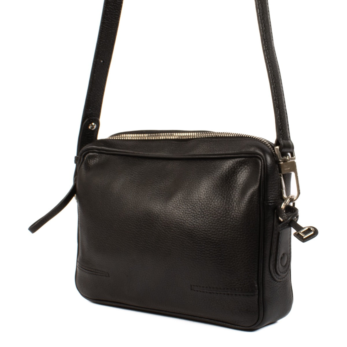 shop 100% authentic second hand Delvaux Black Leather Crossbody Bag on Labellov.com