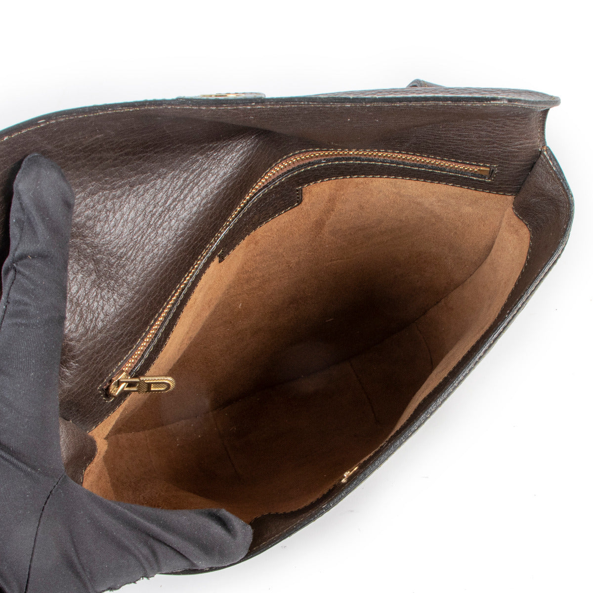 Sac bandoulière Delvaux D marron
