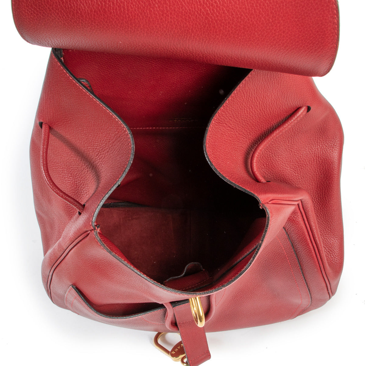 Sac à dos Delvaux Lucifer Trotteur Rosso