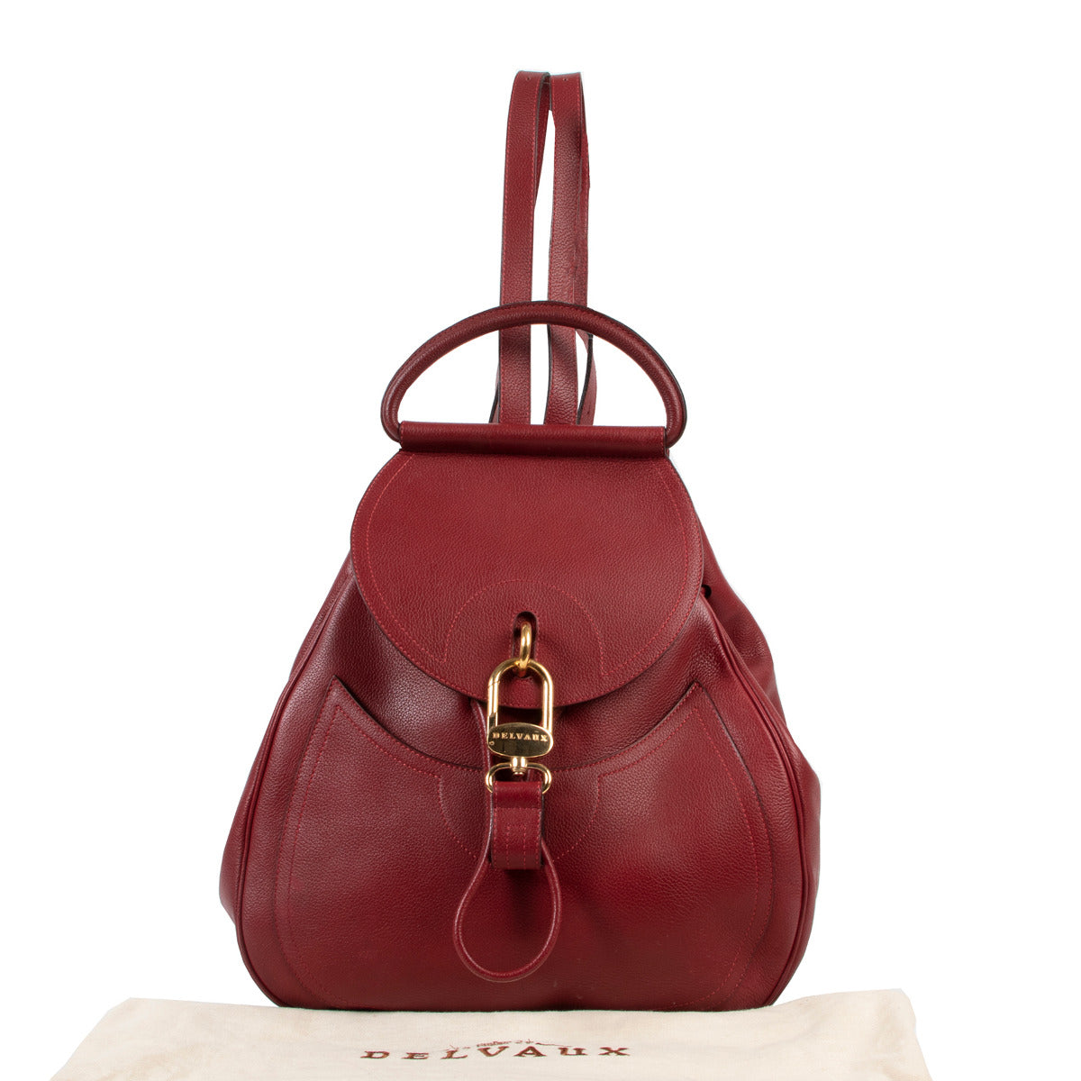 Sac à dos Delvaux Lucifer Trotteur Rosso