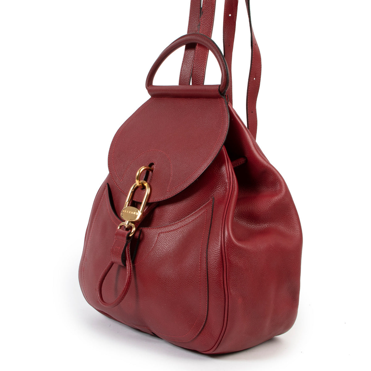 Sac à dos Delvaux Lucifer Trotteur Rosso