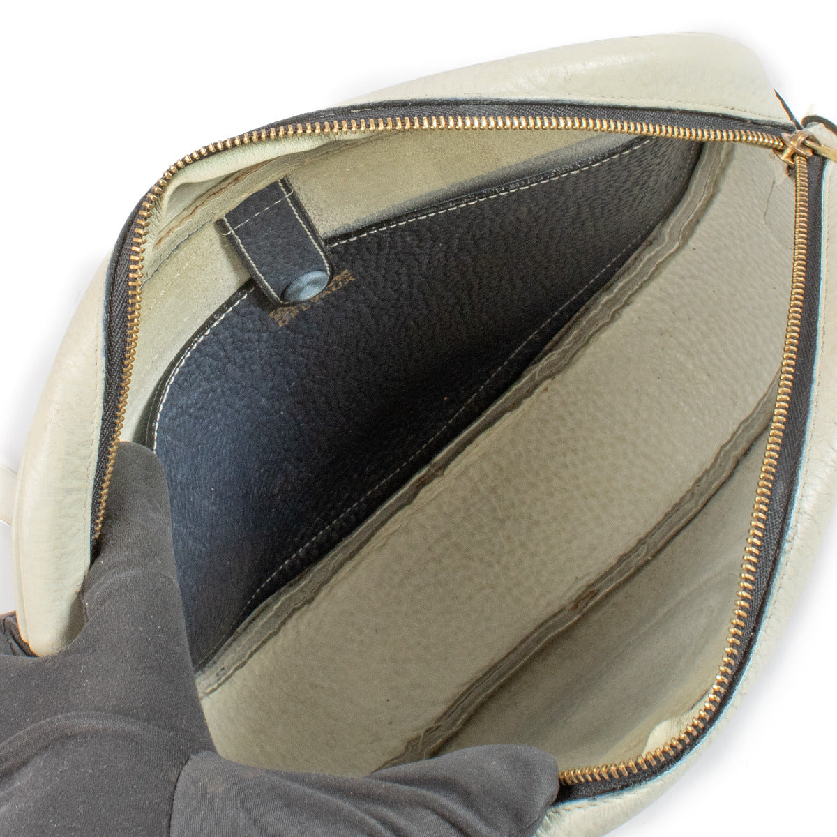 Sac Debardeur blanc et bleu Delvaux