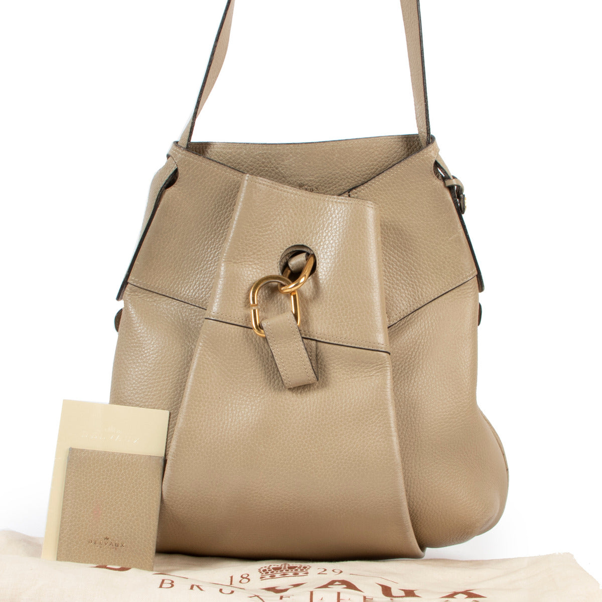 Delvaux Faust PM Zandbeige Crossbody