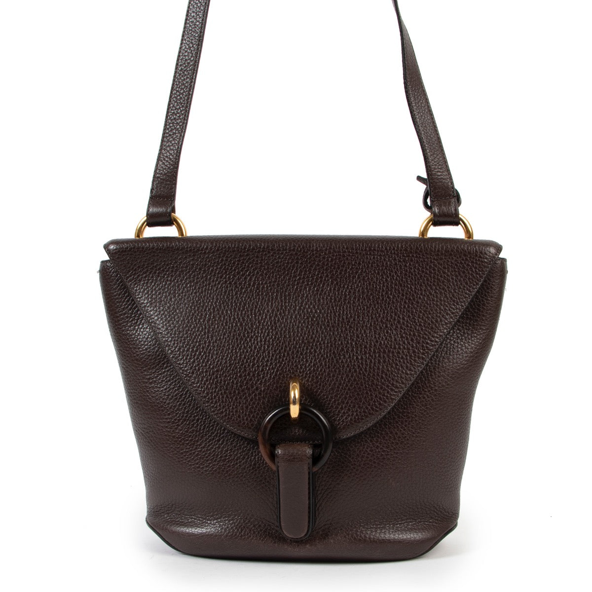 Buy this Delvaux Brown Mimosa Crossbodyy at Labellov for a reasonable price online or in store. Buy and sell your designer items for a reasonable price.