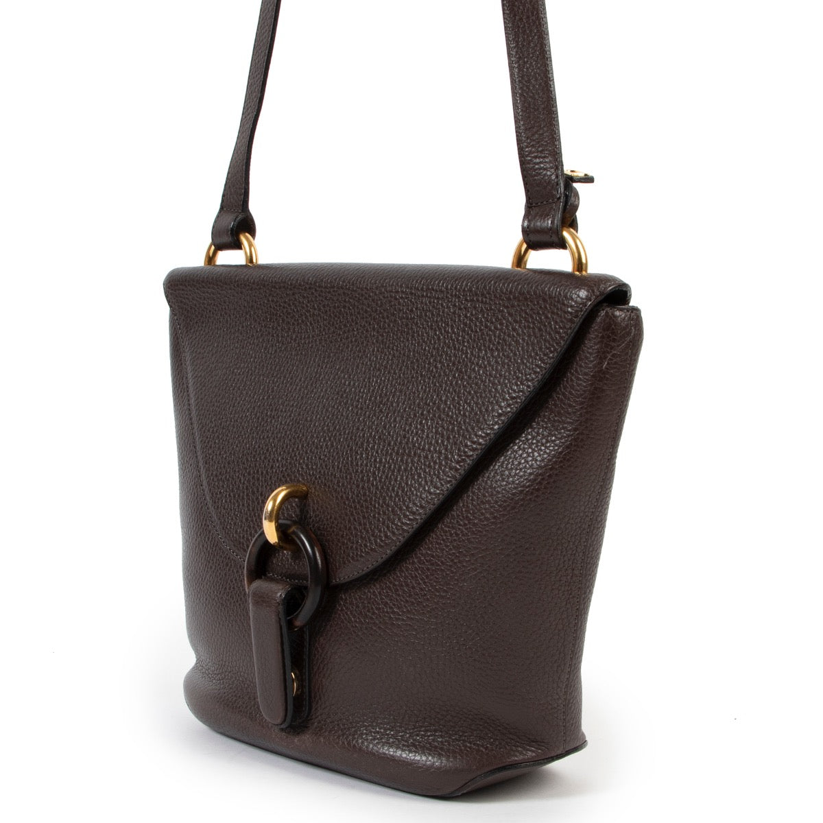 Buy this Delvaux Brown Mimosa Crossbodyy at Labellov for a reasonable price online or in store. Buy and sell your designer items for a reasonable price.