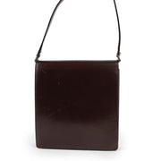 Delvaux Brown Leather Top Handle for sale on Labellov 2nd hand designer site for vintage bags