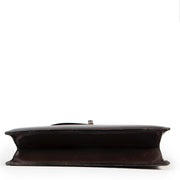 Delvaux Brown Leather Top Handle for sale on Labellov 2nd hand designer site for vintage bags