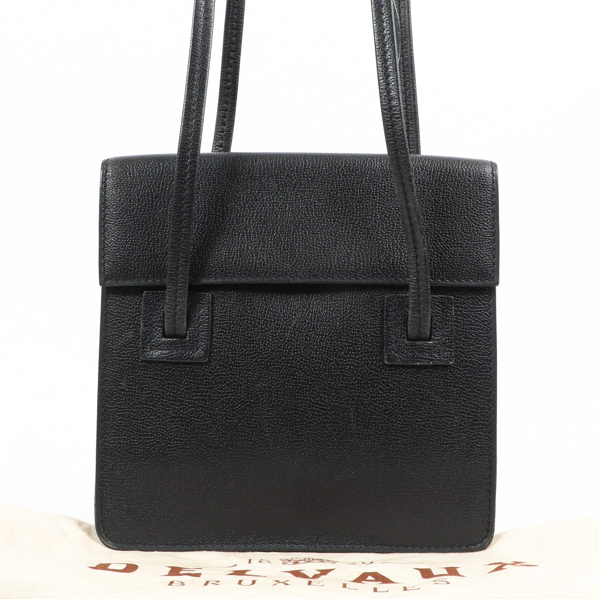 Delvaux Santal PM Blue Leather Shoulder Bag