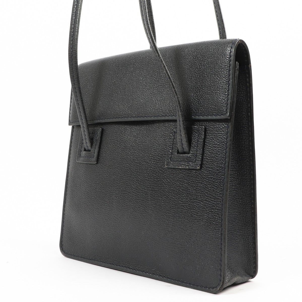 Sac à bandoulière Delvaux Santal PM en cuir bleu