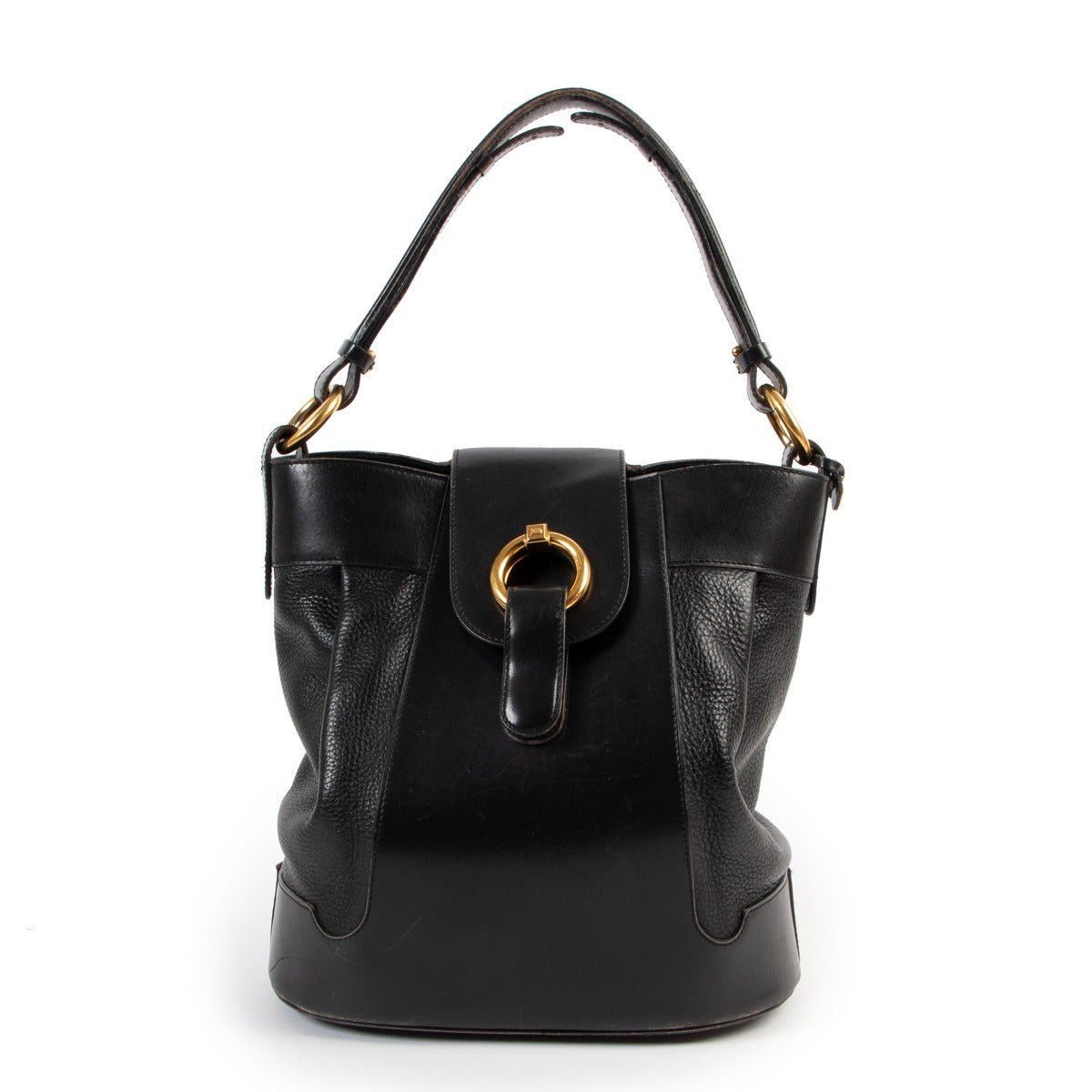 Buy second hand vintage designer Delvaux Black Shoulder Bag at Labellov