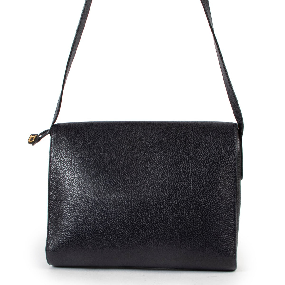 Shop safe online 100% authentic second hand Delvaux Blue Shoulder bag in very good condition at Labellov in Antwerp.