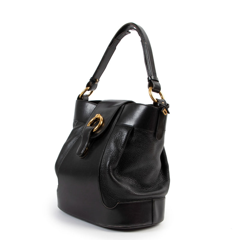 Buy second hand vintage designer Delvaux Black Shoulder Bag at Labellov