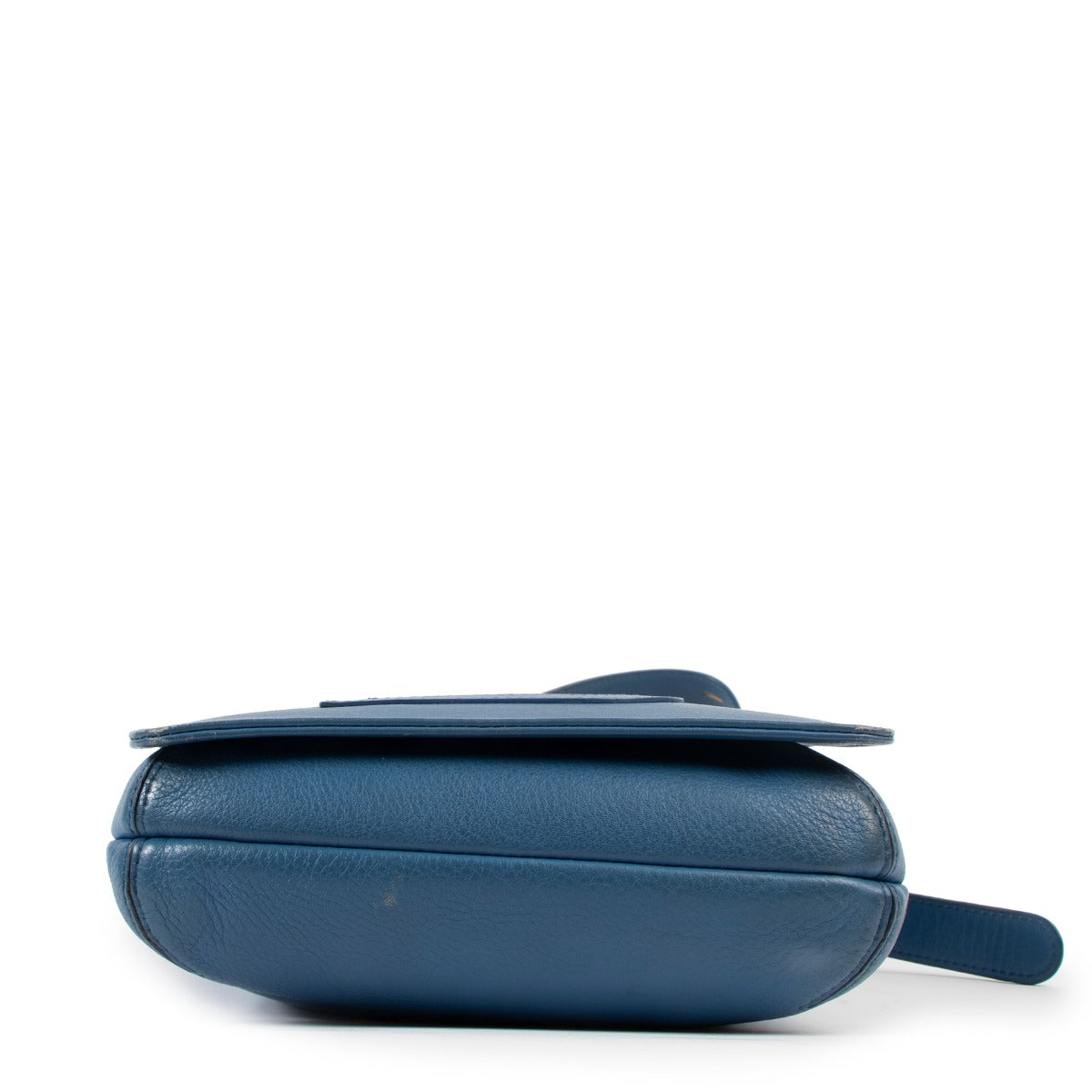 Authentic second hand Delvaux Louise Baudrier PM Polo Bleu Royal Crossbody Bag at Labellov.com