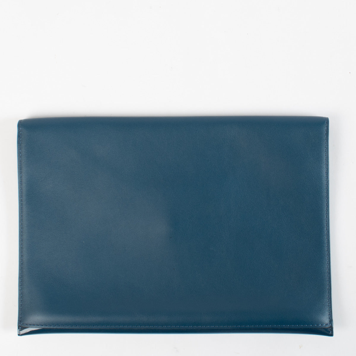 Delvaux Pruisisch blauw Ambigu Pochette Polo Clutch