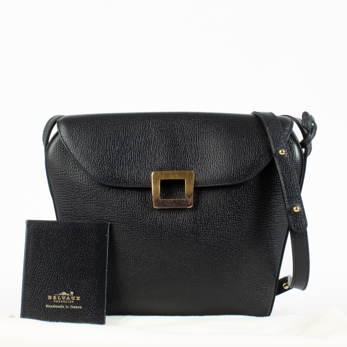 Authentic Second Hand Delvaux Blue Amitié Crossbody on Labellov.com