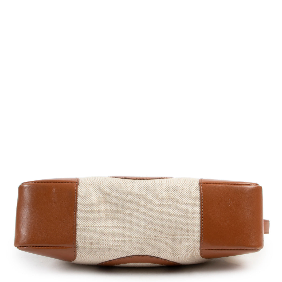 Delvaux Beige and Camel Shoulder Bag