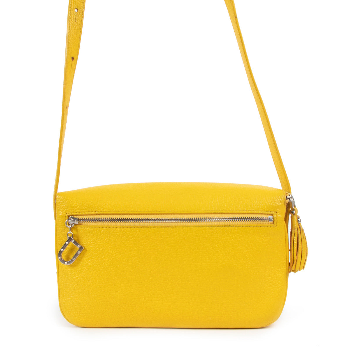Are you looking for an authentic designer Delvaux Marie PM Yellow Chèvre Glaceé Souple Crossbody Bag?