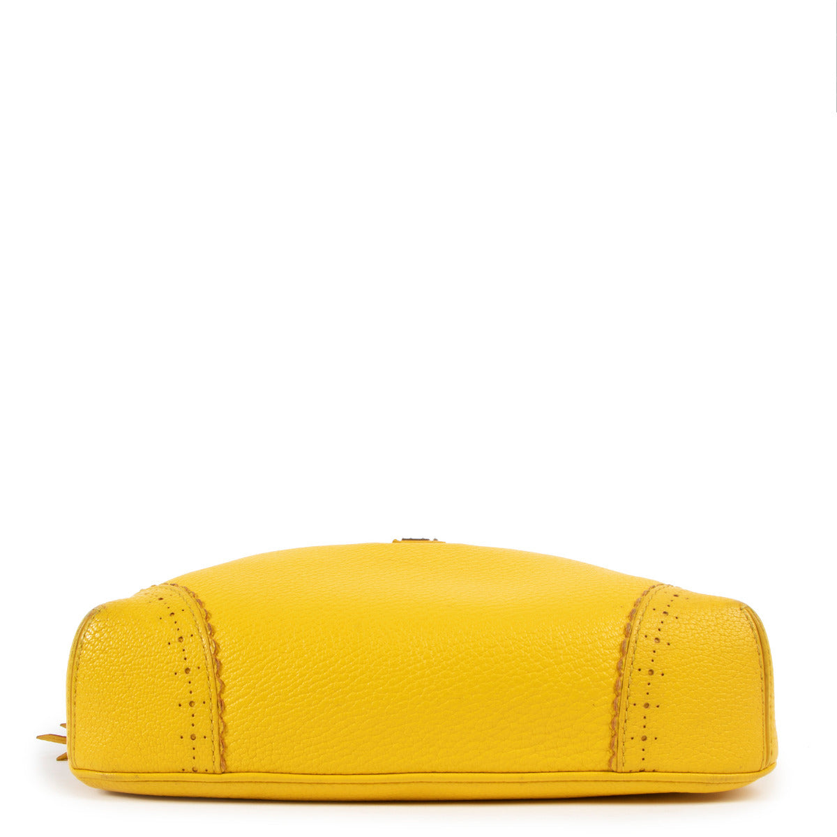 Delvaux Marie PM Yellow Chèvre Glaceé Souple Crossbody Bag