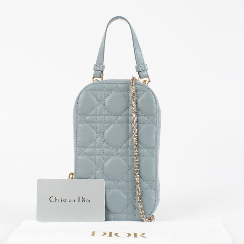 Christian Dior Blue Phone Pouch aan de beste prijs