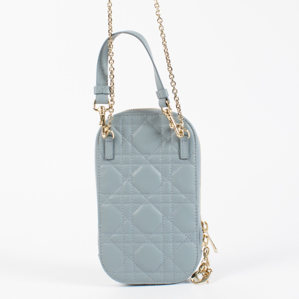 Dior Cannage Quilted Leather Micro Vanity Phone Bag aan de beste prijs bij Labellov