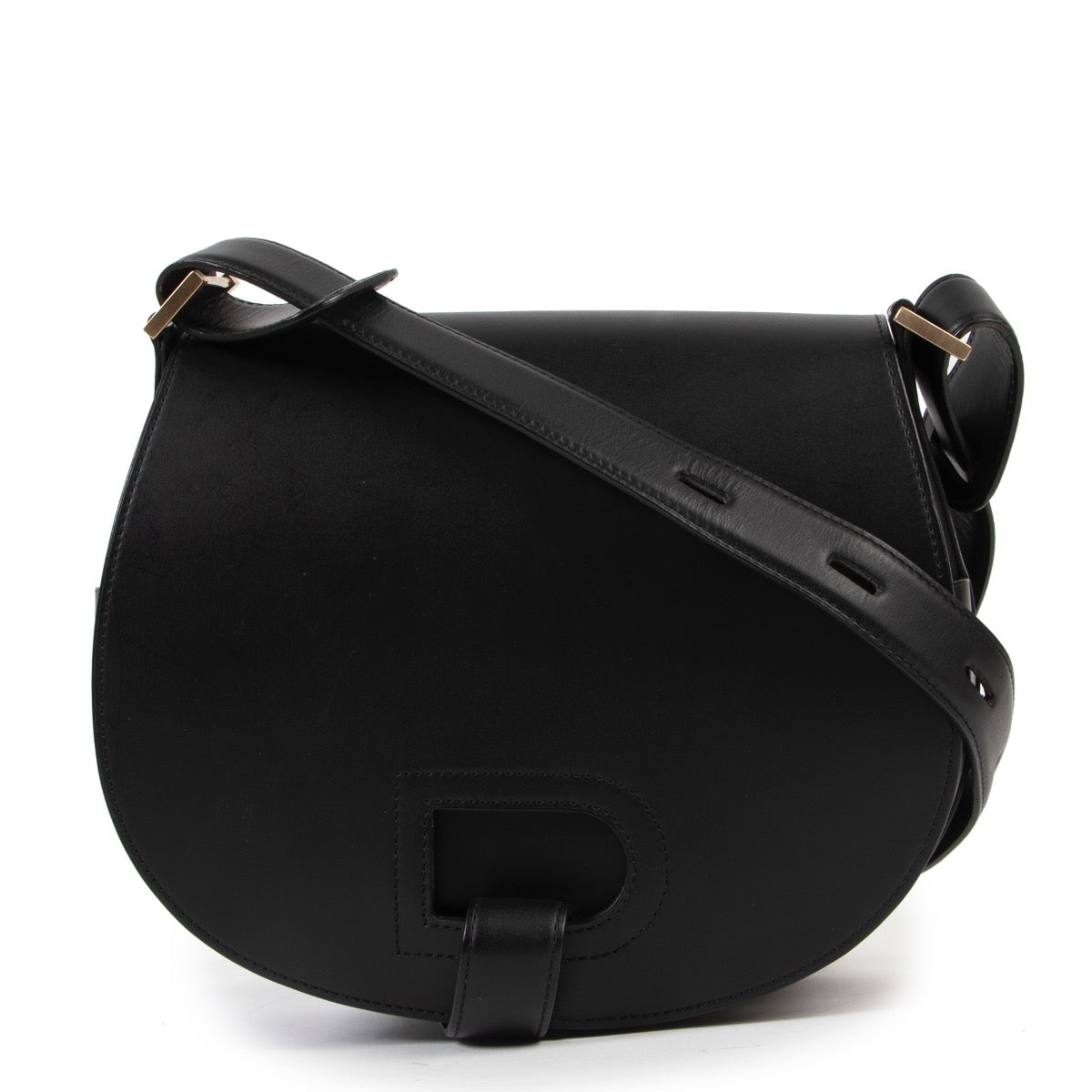 Sac bandoulière Delvaux Kate noir