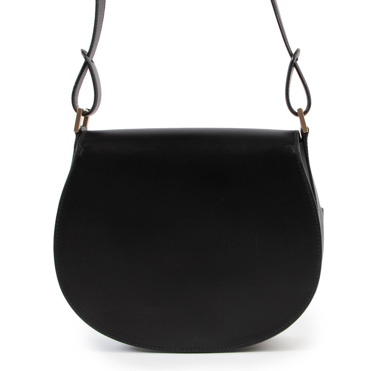 Sac bandoulière Delvaux Kate noir