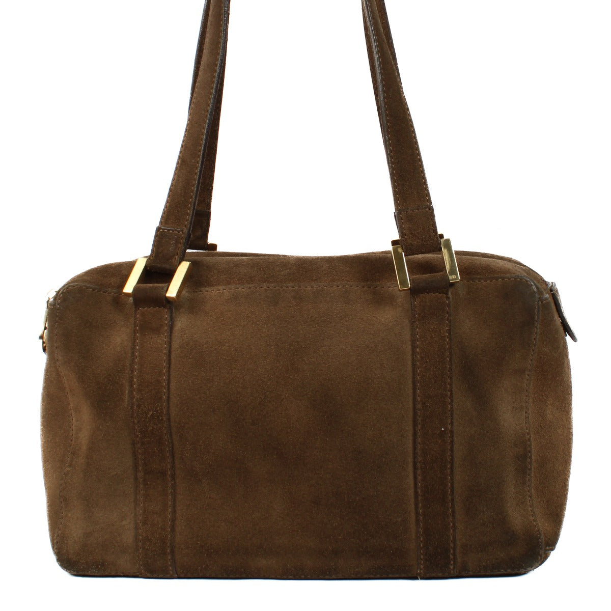 Sac Audrey Delvaux Marron Veau Velours