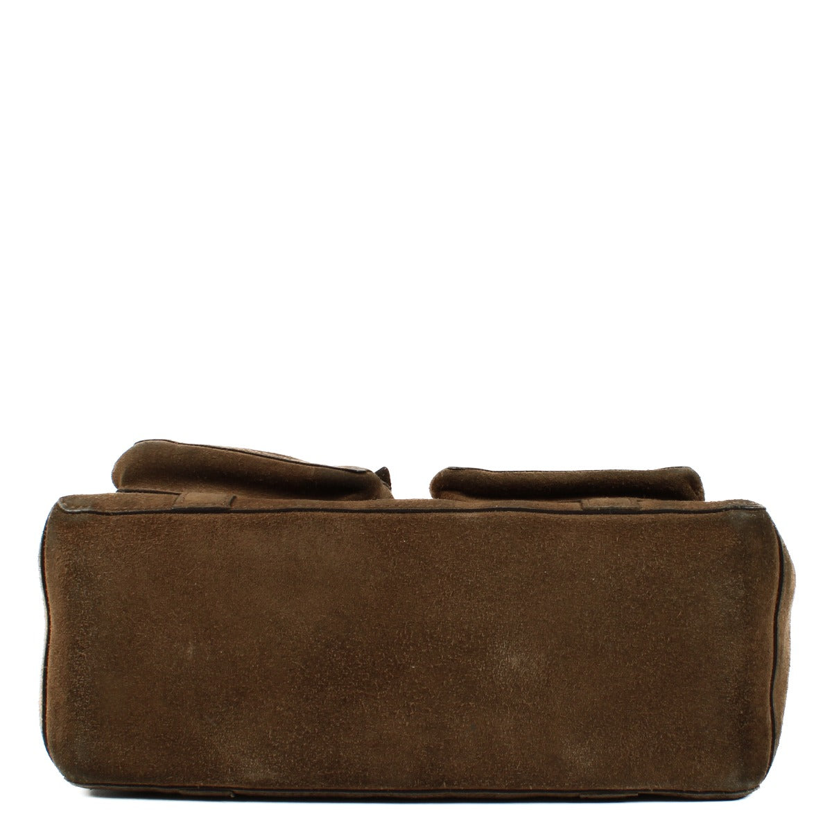 Sac Audrey Delvaux Marron Veau Velours
