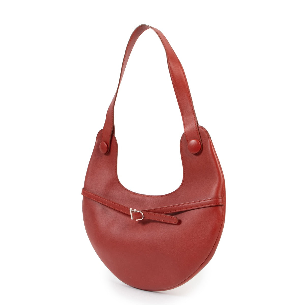 Shop safe online 100% authentic second hand Delvaux Red Shoulder Bag in very good, excellent condition at the right price at Labellov in Antwerp.