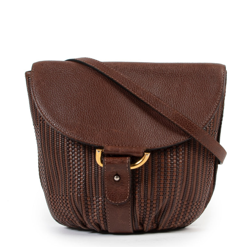 Buy this Delvaux Brown Toile De Cuir Crossbody at Labellov online or in-store at Antwerp.